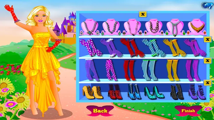 Princess Dress Games for Girls android App screenshot 2